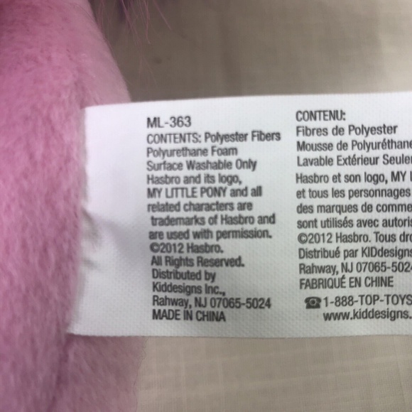 My Little Pony Princess Cadance Storyteller Plush 12” Tall Hasbro 2012 With Veil - Picture 10 of 10